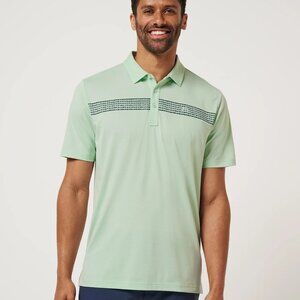 NWT Travis Mathew RIVER BOAT CRUISE golf polo shirt travismathew green BRAND NEW